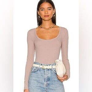 LITA by Ciara Kiss Bodysuit in Shadow Grey Sz XXS